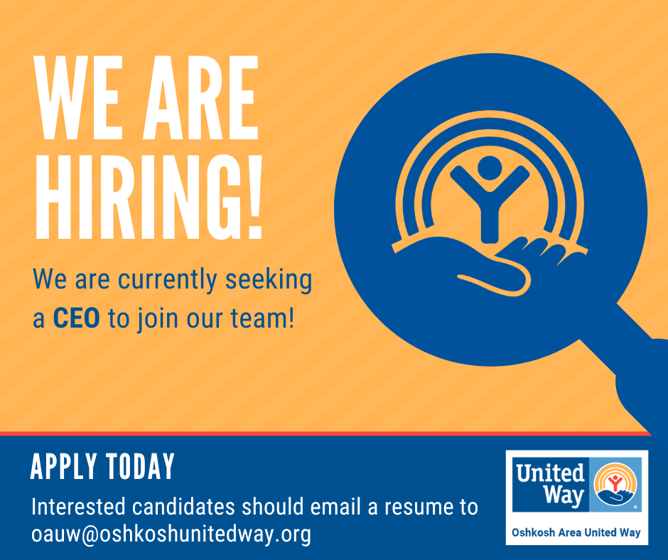 Oshkosh Area United Way Seeks CEO